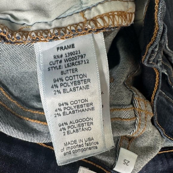 FRAME "Le Skinny De Jeanne" in stretch denim
Size 25 - Picture 8 of 8